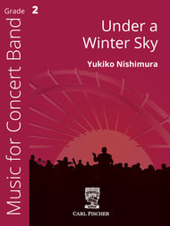 Under a Winter Sky Concert Band sheet music cover Thumbnail